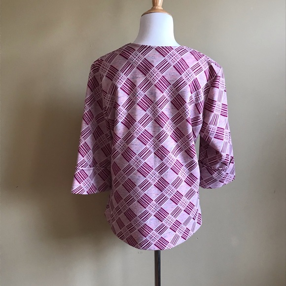 Vintage 1970s patterned tunic top - Picture 8 of 8